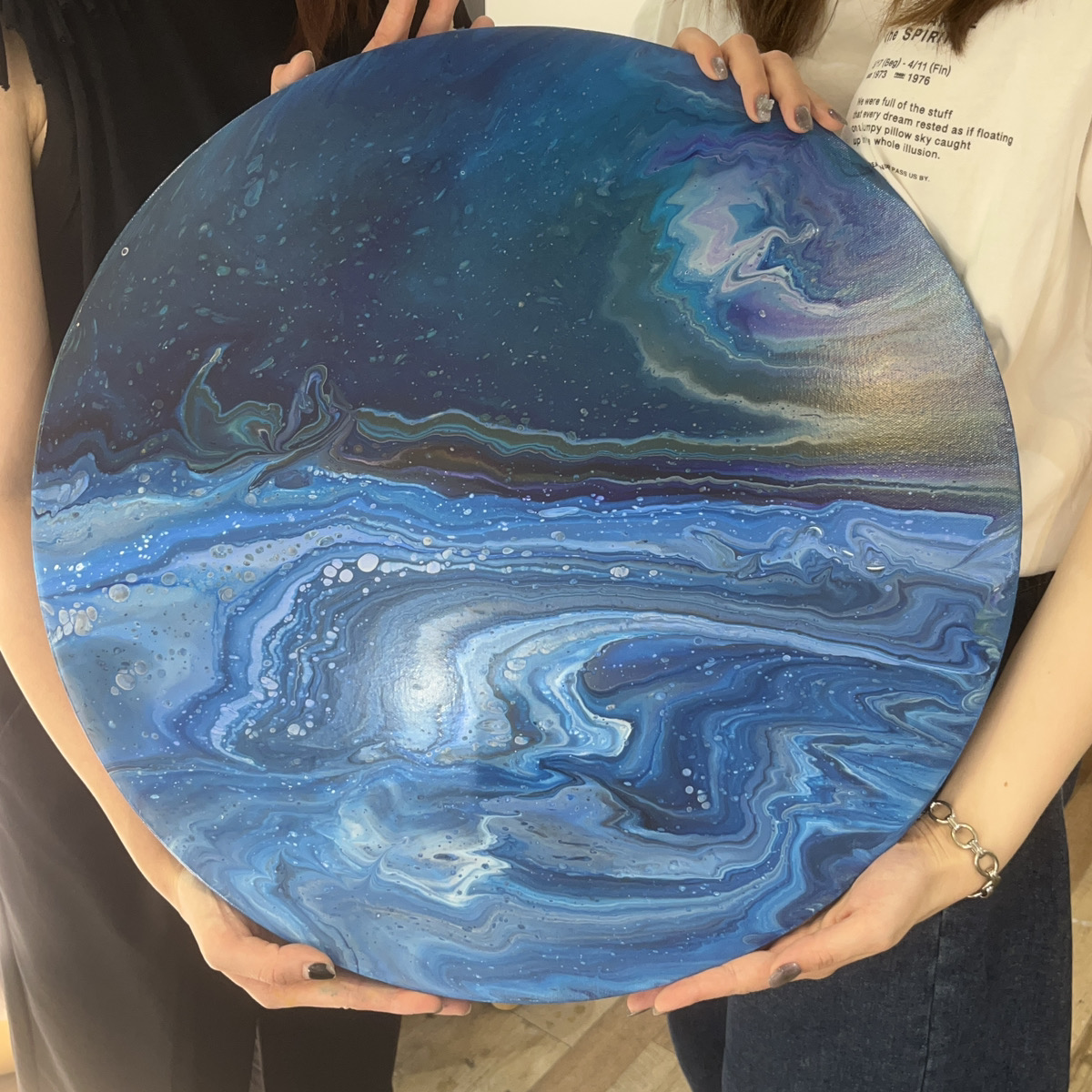 ペアたらし込みアート