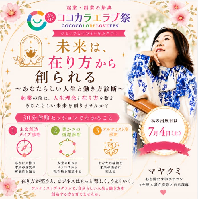 未来は、在り方から創られる～あなたらしい人生と働き方診断～
