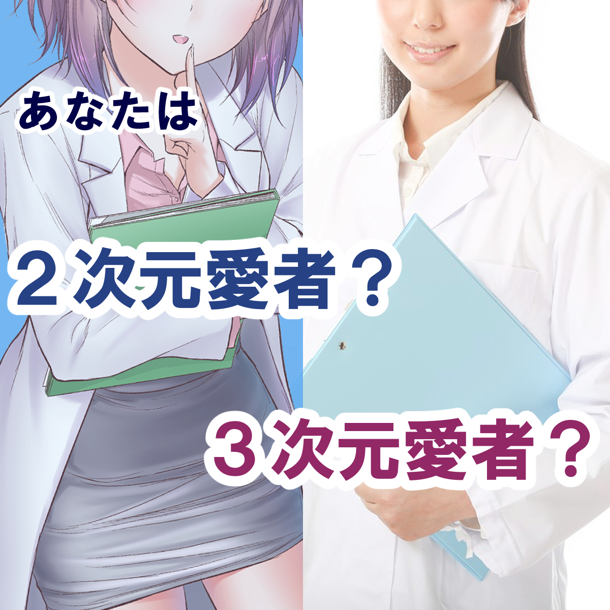 2次元 3次元愛者診断