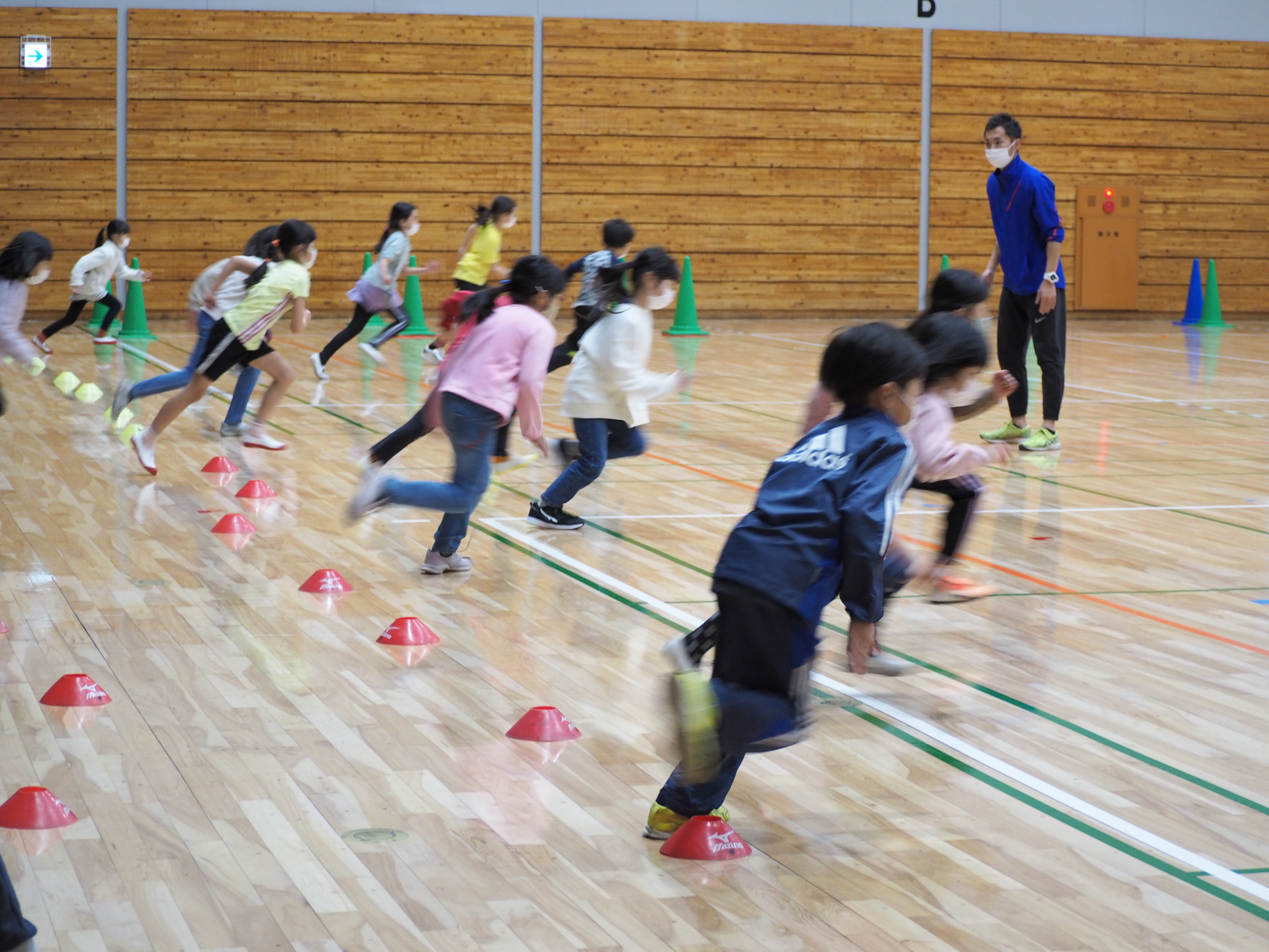かけっこ教室 タイム測定会